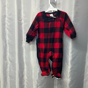 Gerber Red and Black Kids Footie 2 Pc set. 2380